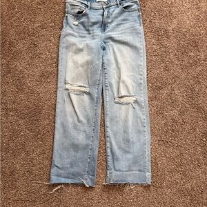 Distressed Light Blue Women's Jeans